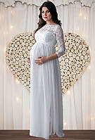 Белое платье для беременных на роспись