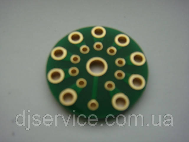 Плата перехідник 9 Pin ECC83 12AX7 EL84 6BQ5 6N1 adapter ламп для підсилювачів, фото 1