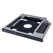 Шахта кишеню, optibay Grand - X HDD 2,5" у відсік приводу ноутбука, SATA2/SATA3 Slim 9,5 mm (HDC-24С)