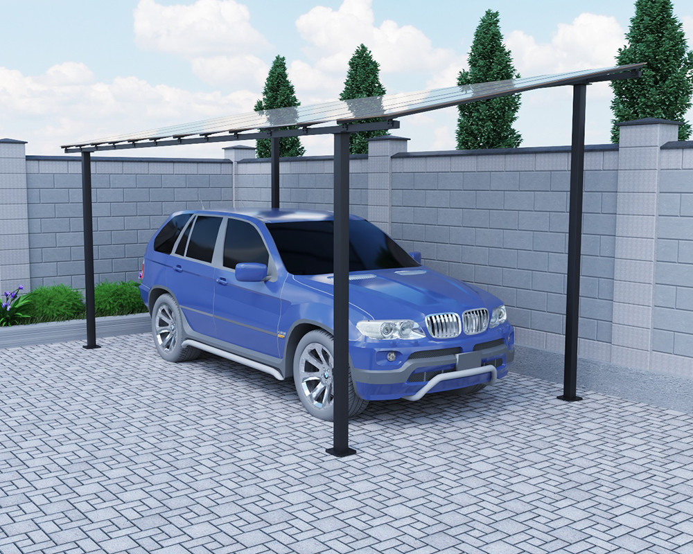 Автомобільний навіс Oscar Strong Long 3830х6190х2757 мм Каркас, Порошкова фарба, фото 1