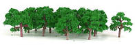 Дерево 4 см для диорам, миниатюр, детского творчества светло-зеленый