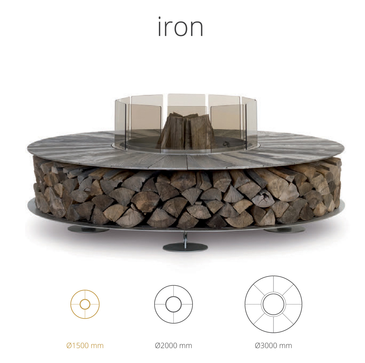 Zero Iron (texture collection) - Вуличний дров'яної гриль-камін. Італія.