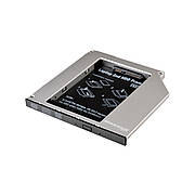 Шахта кишеню, optibay Grand - X HDD 2,5" у відсік приводу ноутбука, SATA/SATA3 Slim 9,5 mm (HDC-24N)