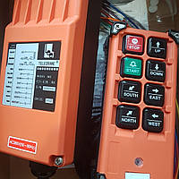 Комплект радіокерування (6 кнопок, Е2В) для тельфера, талі, кран-балки (радіопульт керування)