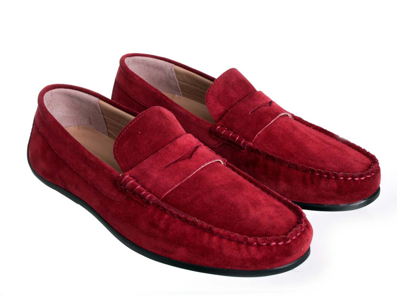 Мокасини Etor 16082-549-185 бордовий, фото 1