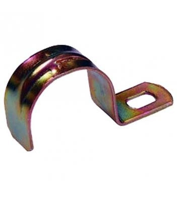 Скоба металева однолапковая IEK Ø12-13мм