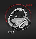 Попсокет тримач для чорного кольору Унісекс на палець PopSocket, фото 2