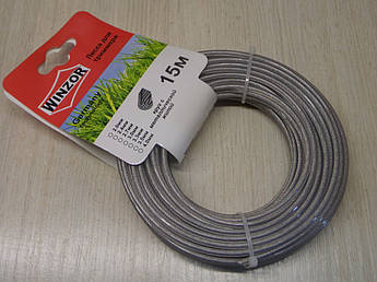Ліска для мотокос з тросом кругла 3 мм (15М)