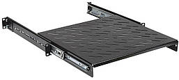 Висувна полиця 19" ITK SS05-400PI глибиною 400мм (чорна)
