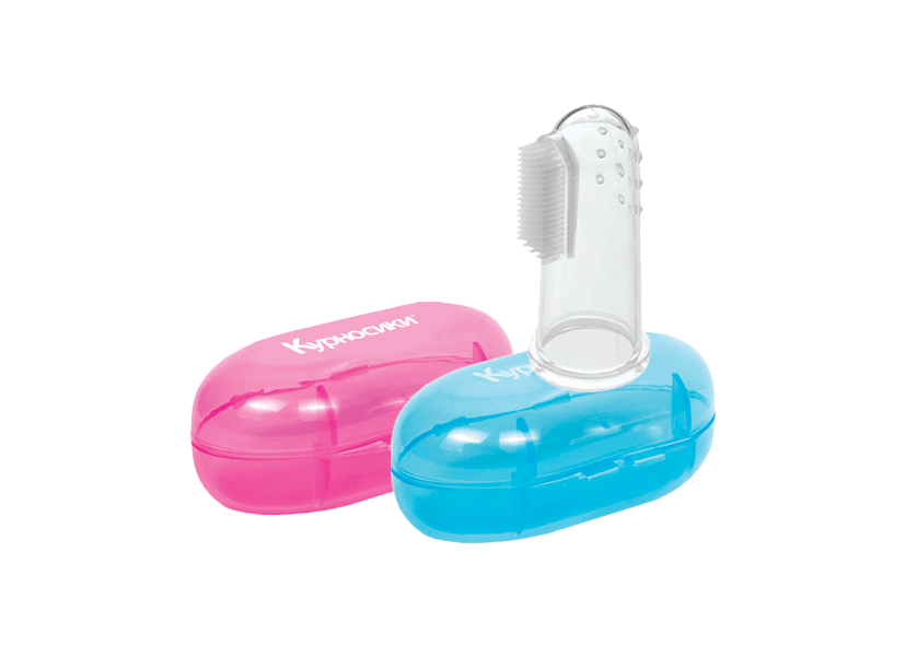 Курносики силіконова зубна щітка на палець 7077 (ID#1156799503), цена ...