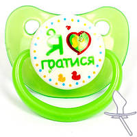 Курносики пустушка силіконова з прикусом 6-12+ м 7016/6-12+