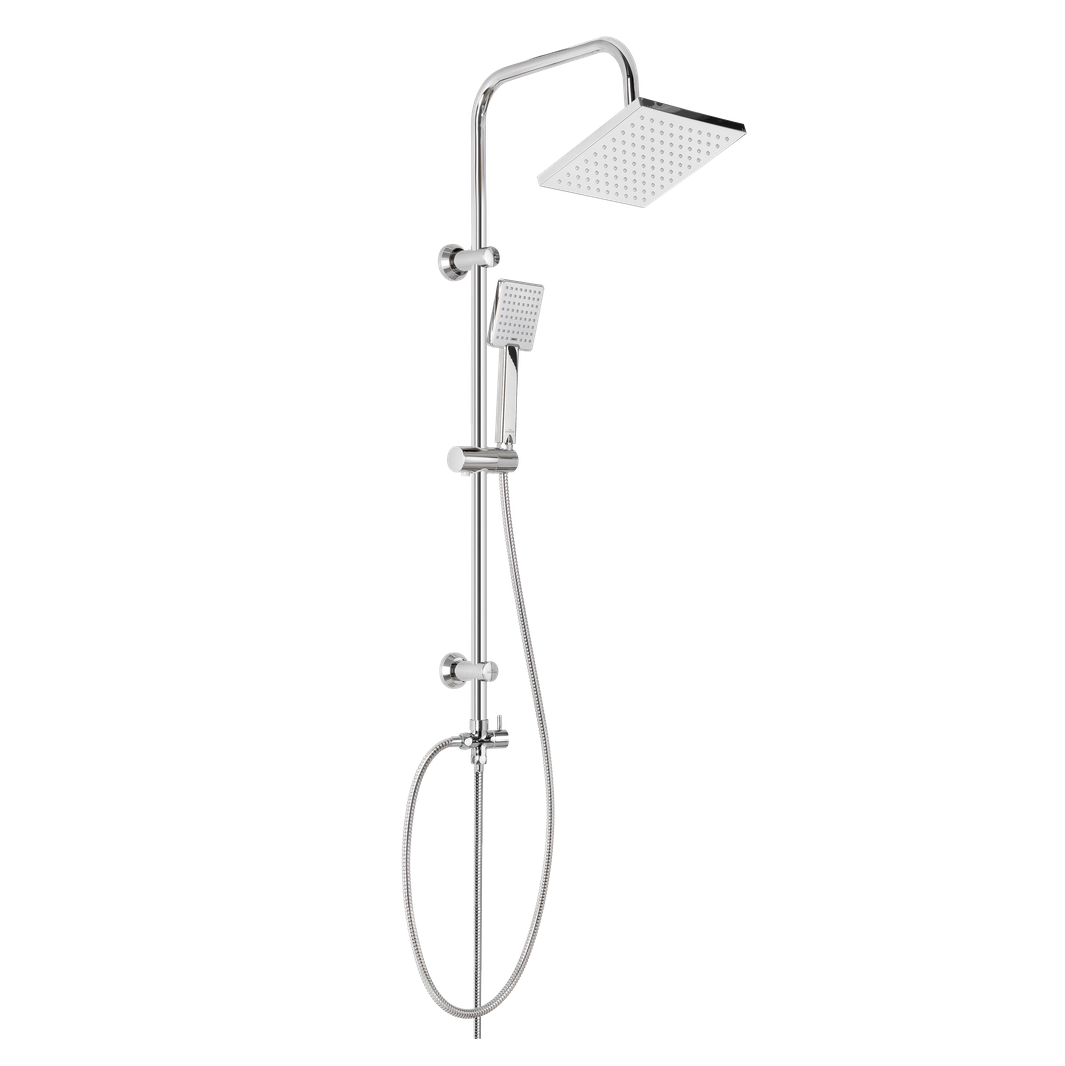 Душовий набір з тропічним квадратним душем Invena Patras, AU-31-001, фото 1