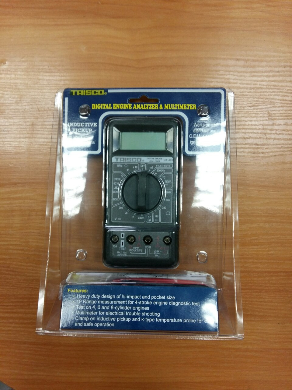 Цифровий автомобільний мультиметр TRISCO DA-400 (тестер, універсальний)