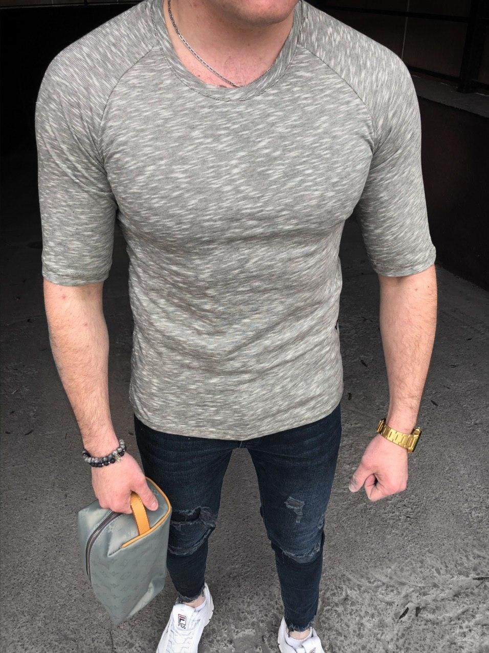 Чоловіча футболка M059 різнобарвна, фото 1