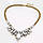Красива прикраса на шию з камінцями, фото 2