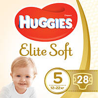 Підгузки Huggies Elite Soft 5 (12-22кг) 28шт