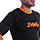 Футболка для регбі із захистом SYN6 SS402 (р-р L-XL, чорний-жовтогарячий), фото 4