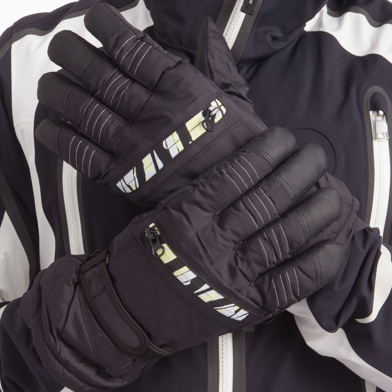 Рукавиці гірськолижні теплі чоловічі A9191 (р-р M-L, L-XL, пак.-12пар, ціна за 1пару, кольори в асортименті)