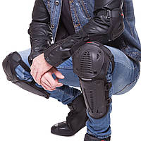 Комплект мотозахисту (коліно, гомілка + передпліччя, лікоть) 4 шт Pro Biker P-09 (пластик, PL, чорний)