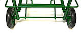 Візок (кравчучка) господарська, суцільнометалева, залізні колеса на підшипниках, висота 110 см, фото 5