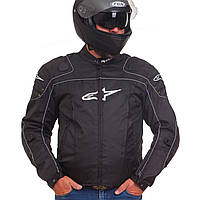 Мотокуртка текстильна із захистом Alpinestars A08 (PL, PVC, L-2XL, чорний)