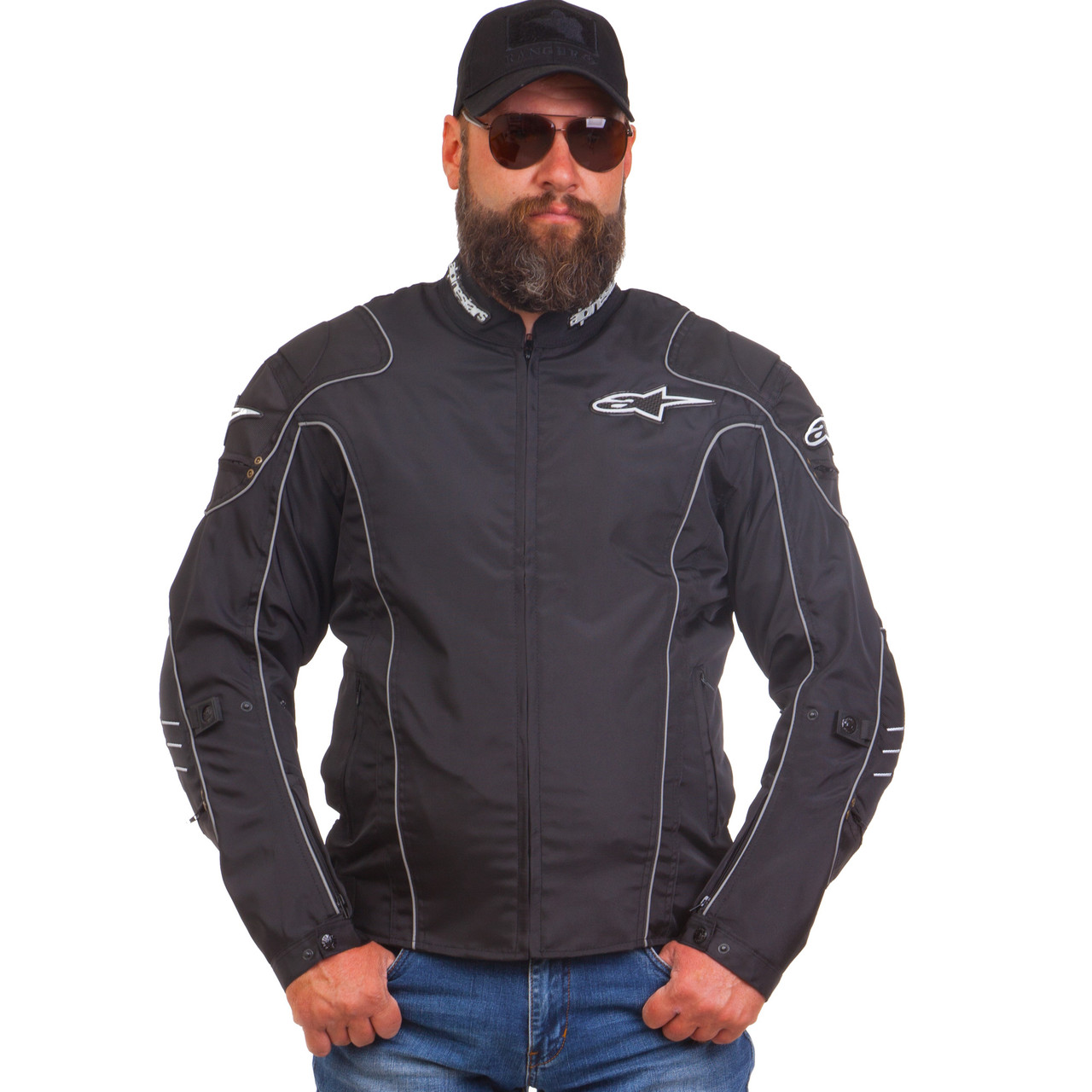 Мотокуртка з захистом та аеродинамічним горбом Alpinestars MS-5473 (PL, PVC, M-2XL-44-52, чорний)