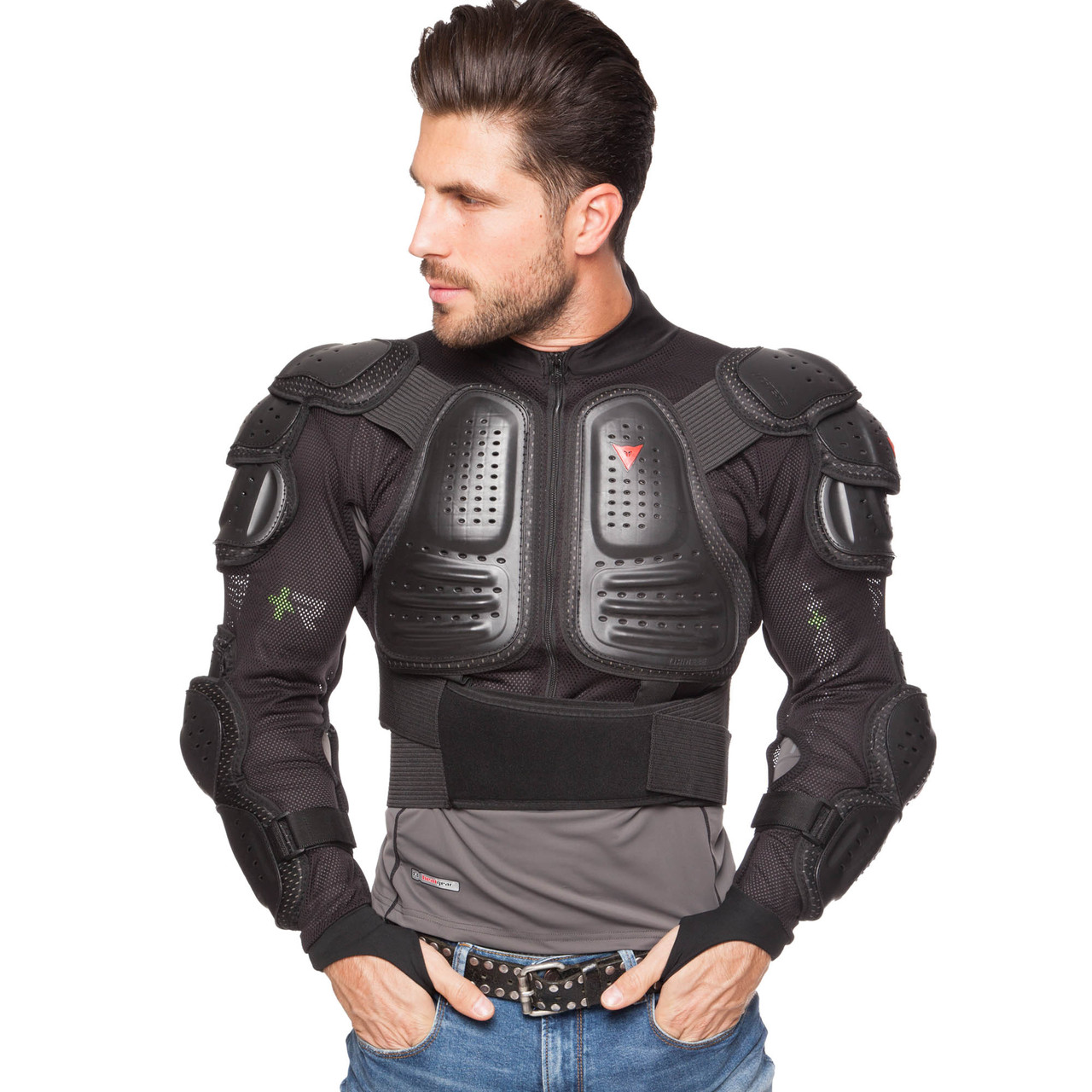 Моточерепаха мотозахист DAINESE MS-0288 (PL, пластик, метал.сітка, р-р M-3XL (RUS-44-54), чорний), фото 1