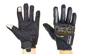 Моторукавички MADBIKE MAD-06-BK розмір M-XXL чорний