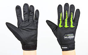 Мотоперчатки MONSTER BC-3903 розмір M-XL кольору в асортименті