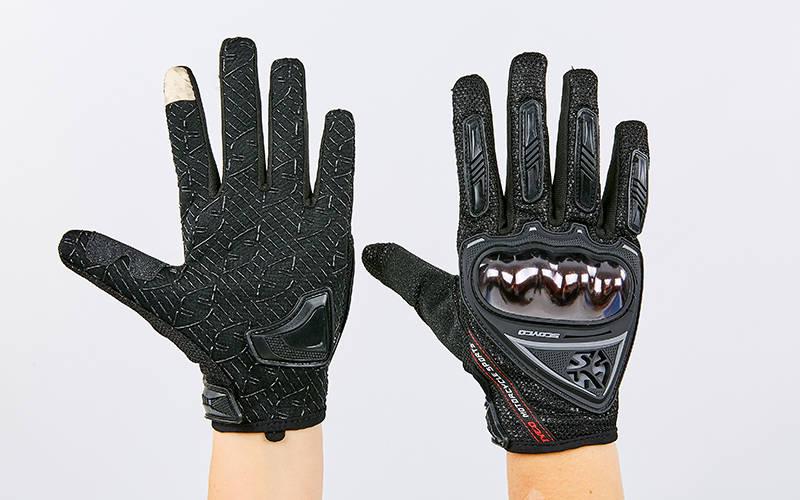 Мотоперчатки SCOYCO MC44-BK розмір L-XXL чорний