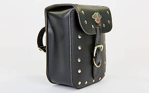 Мотосумка (1 кофр) HARLEY DAVIDSON H13 (PL, р-р 23х18х9см, чорний)