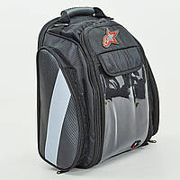 Мотосумка на бак Alpinestars MS-0310 на магнітах (PL, р-р 25х36х21см, чорний-сірий)