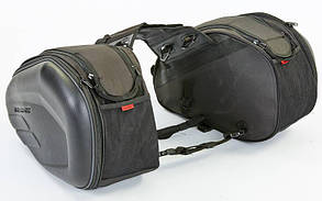 Мотосумка (2 кофра текстильних) KOMINE B1207 (PL, р-р 45х30х20 см, чорний)