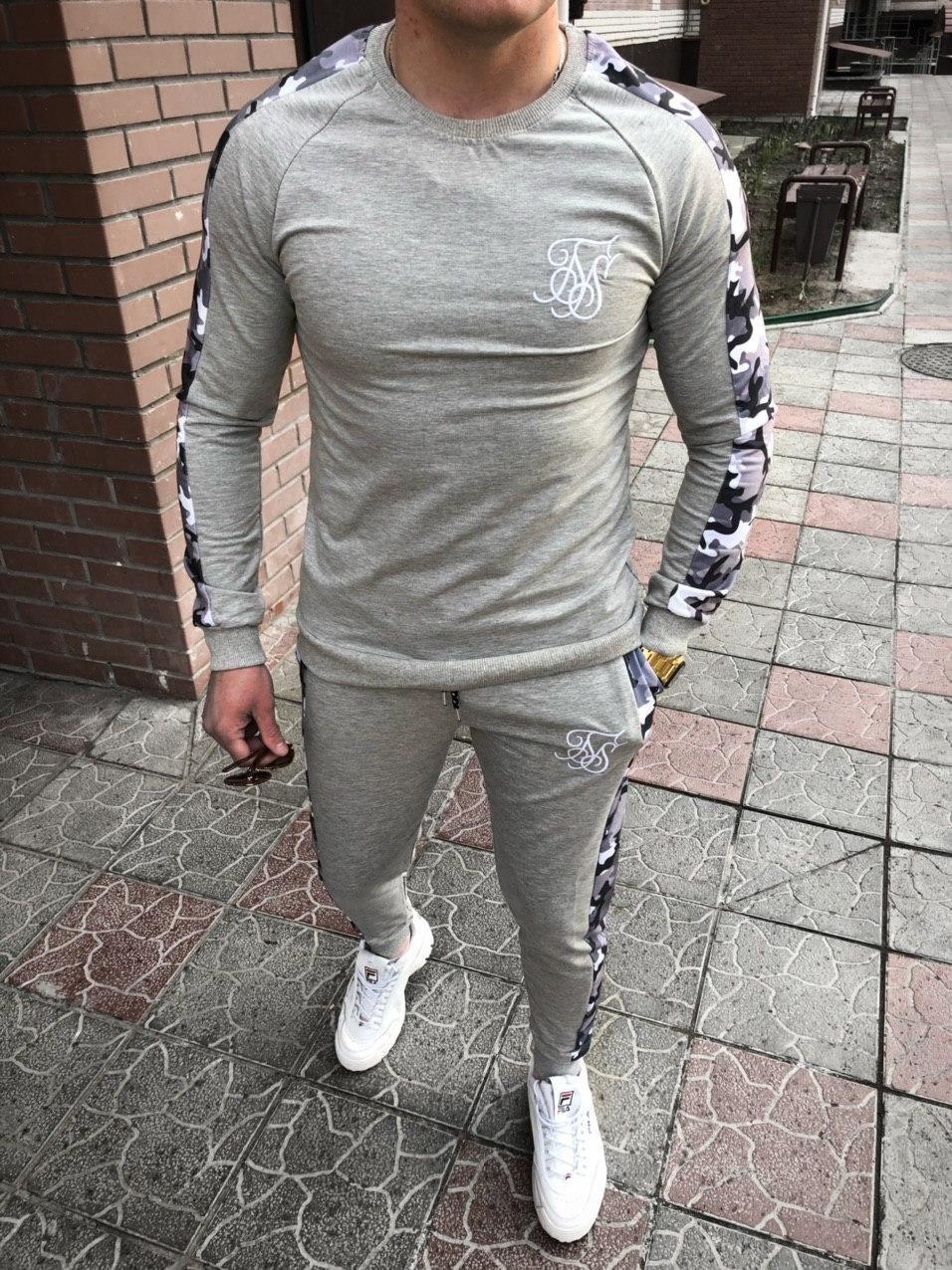 Спортивний костюм Sik Silk M073 сірий S, М, фото 1