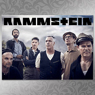 Плакат А3 Rammstein 22