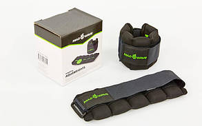 Обважнювачі-манжети водонепроникні MadWave AQUAWEIGHTS M135601 (2х1,125кг) (SBR, PP, нейлон, PL, металева крихта)