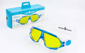 Окуляри-напівмаска для плавання MadWave SIGHT II M046301 (полікарбонат, силікон, кольори в асортименті)