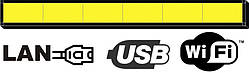 Бігуща строка  16х192см. (табло, екран) жовта світлодіодна