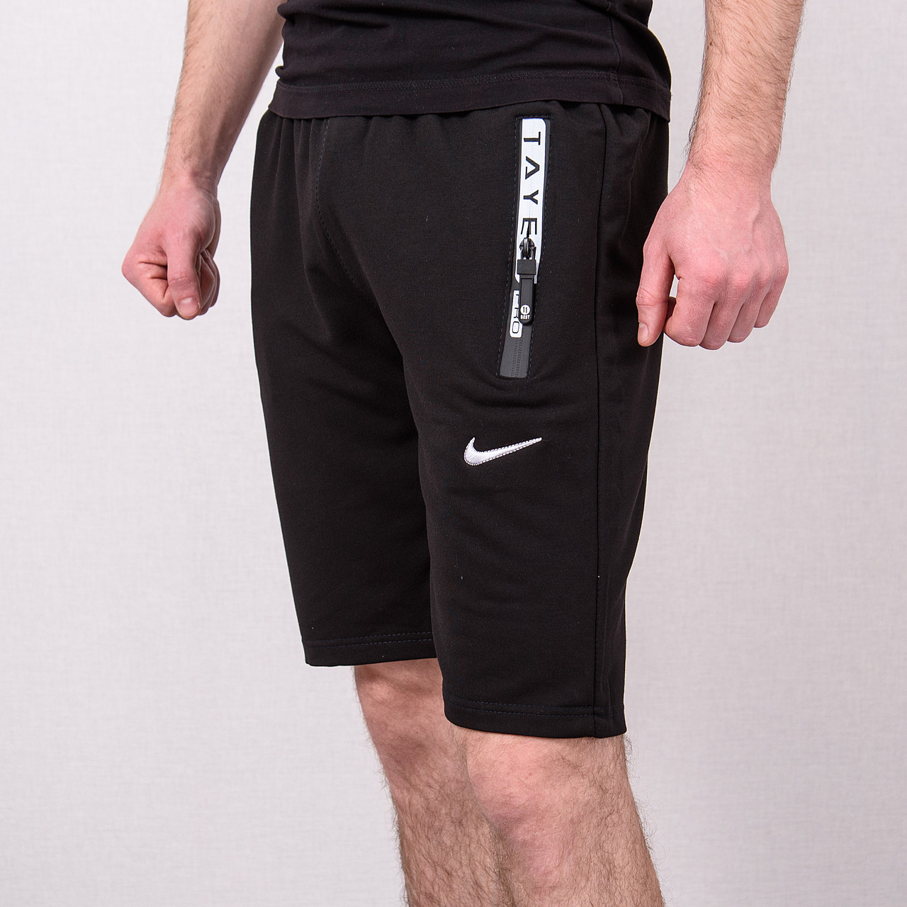 Чоловічі трикотажні шорти NIKE, чорного кольору