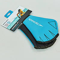Рукавиці для аквафітнесу SPEEDO 8069190309 (неопрен, р-р S-L, блакитний-чорний)