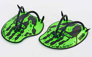 Лопатки для плавання гребні ARENA AR-95232 VORTEX EVOLUTION (TPR, силікон, р-р М-17х19 см, L-18x20 см, кольори в асортименті)