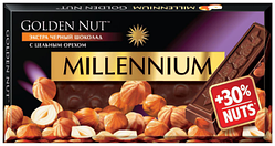 5-шоколад чорний Міленіум 100 г. GOLDEN NUT