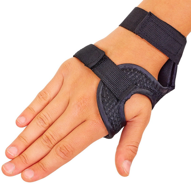 Защита детская наколенники, налокотники, перчатки Record SK-6328BKP (р-р S-M-3-12лет, черный-розовый) - фото 8 - id-p1163064987