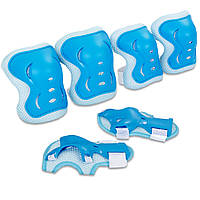 Захист дитяча наколінники, налокітники, рукавички Record SK-6328BL (р-р S-M-3-12 років, блакитний)