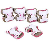 Захист наколінники, налокітники, рукавички Zelart SK-4677 GRACE (р-р M-L, кольори в асортименті)