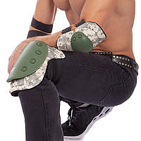 Захист тактичний наколінники, налокітники BC-4039 (р-р XL, ABS, поліестер 600D, кольори в асортименті)