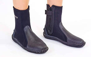 Черевики для дайвінгу LEGEND PL-DNS08 (5 мм неопрен, гума, розмір M-XL EU-40-45, RUS-40-44, чорний)