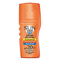 Крем для загара для чувствительной кожи SPF-20 Sun Time Биокон