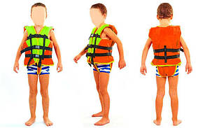 Жилет рятувальний UR PL-3548-10-30 (нейлон,ремні-PL, посад-льож.10-30 кг, нап.-пінополіетилен, квіти в асортименті)