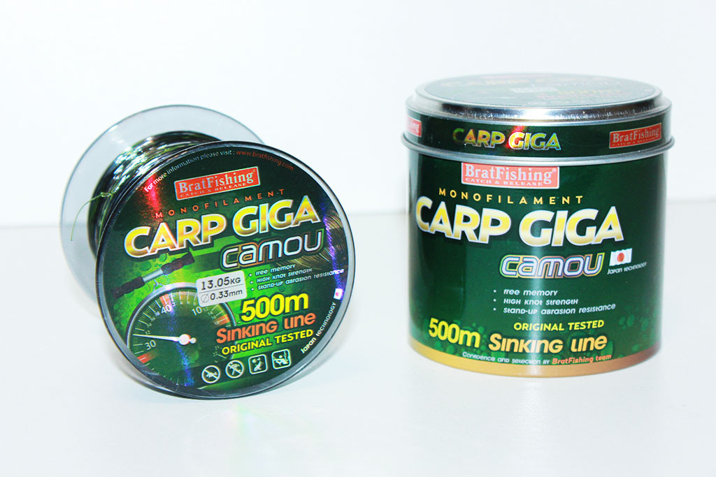 Волосінь Carp Giga Camou 500m (тонна)